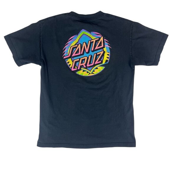 Santa Cruz Skateboards Short Sleeve Graphic T Shirt Black Size Medium - Picture 11 of 11